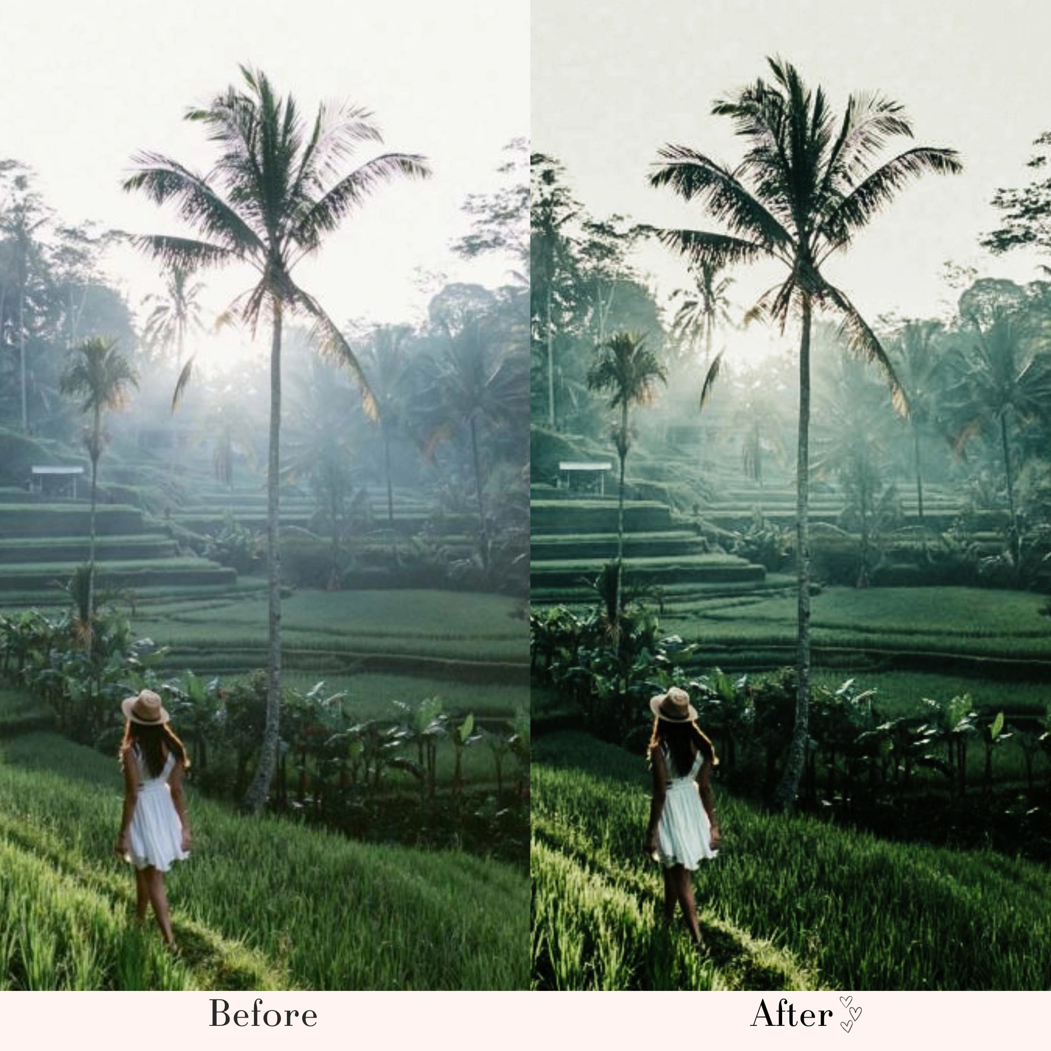 15 BALI Mobile Lightroom Presets | Dark Moody Presets, Bali Aesthetic, Instagram Preset, Travel Blogger Preset, Tropical Preset, Influencer 